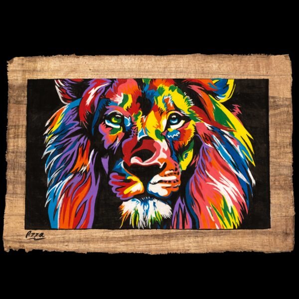 Colorful Lion Art