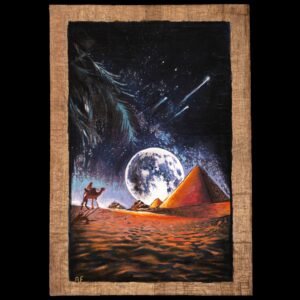 Pyramids With The Moon